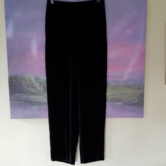 💐Pleated Plush Velvet Pants - Picture 1 of 7